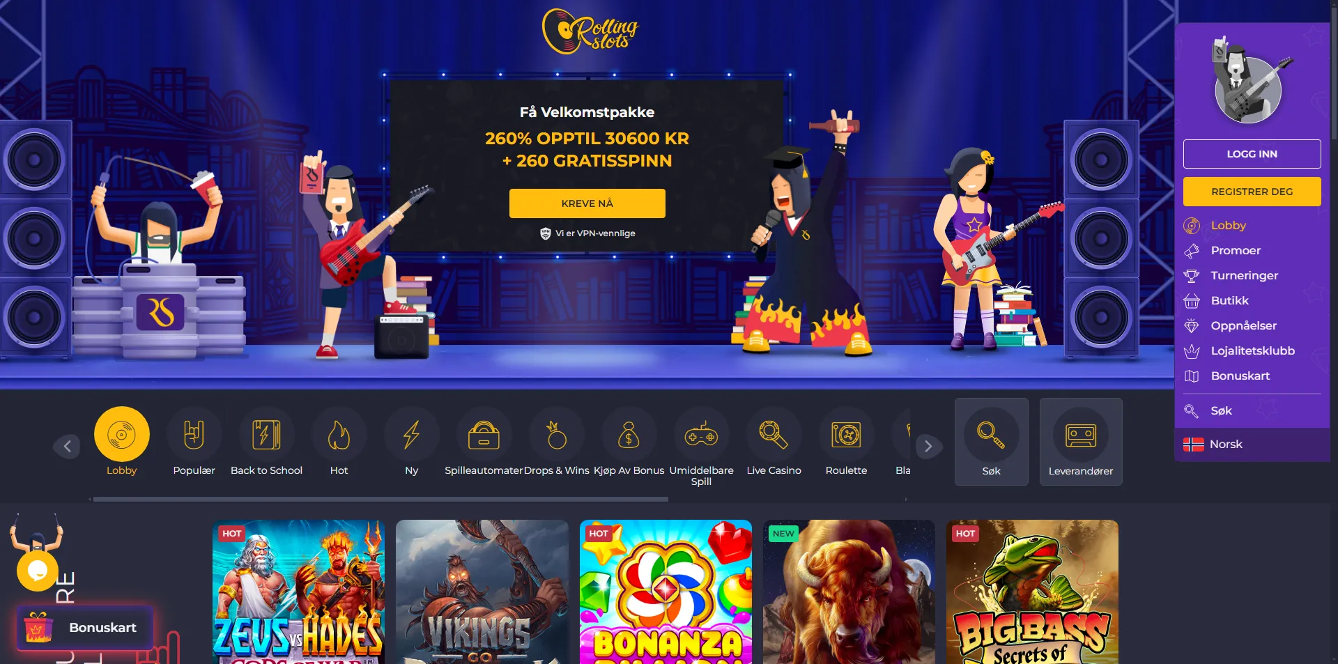 Rolling Slots Casino Bewertungen